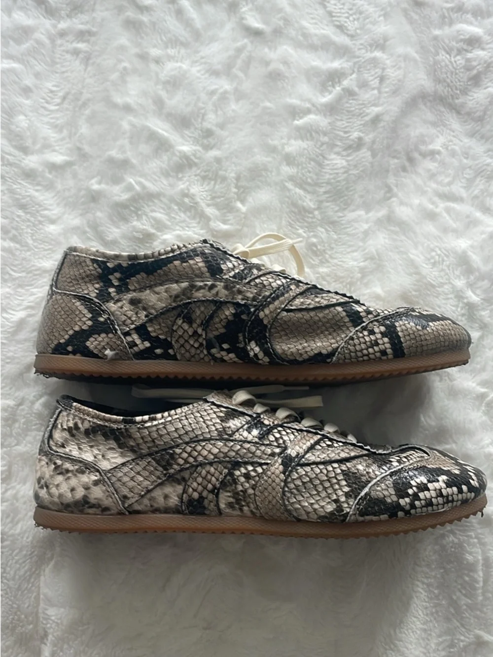 H&M snakeskin sneakers